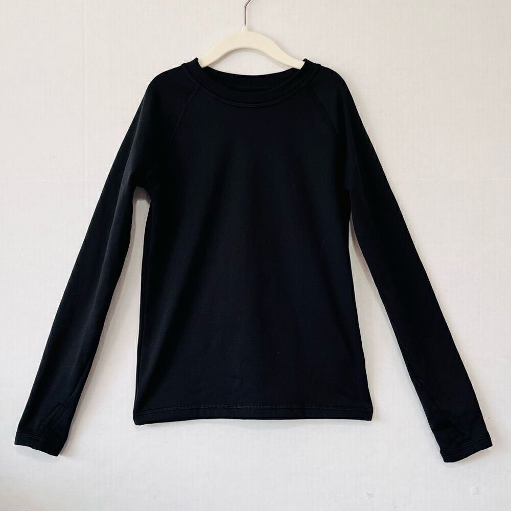 All In Motion Black Long Sleeve Top   Boys Sz M(8-10)